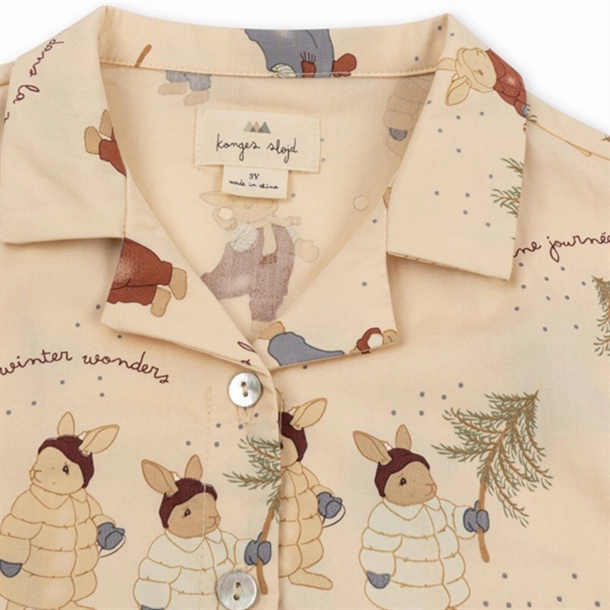 Smooth Finish Konges Sl?jd PJ Tilly Kids Jour D'Hiver