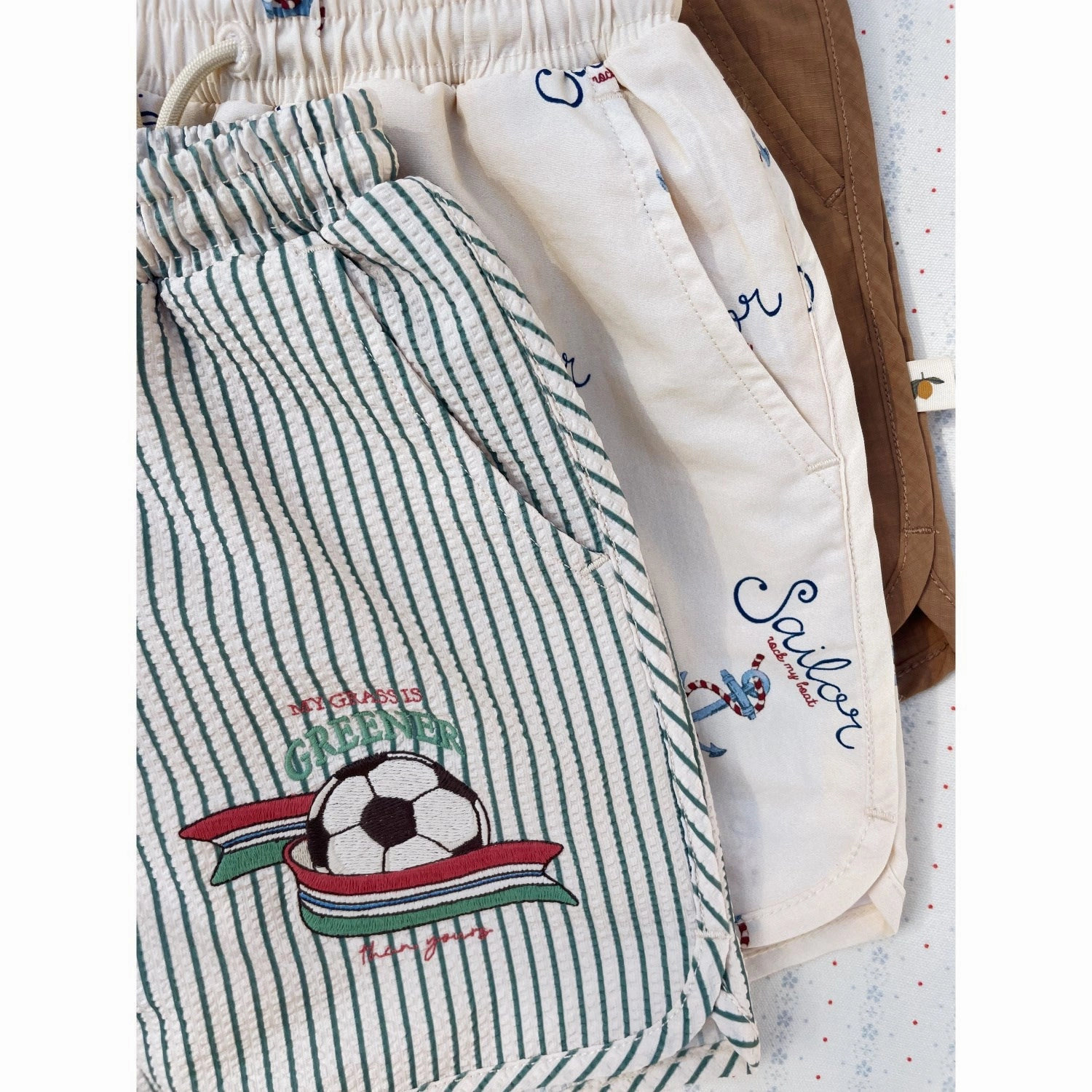 beach trip Konges Sl?jd Rock My Boat Asnou Swim Shorts