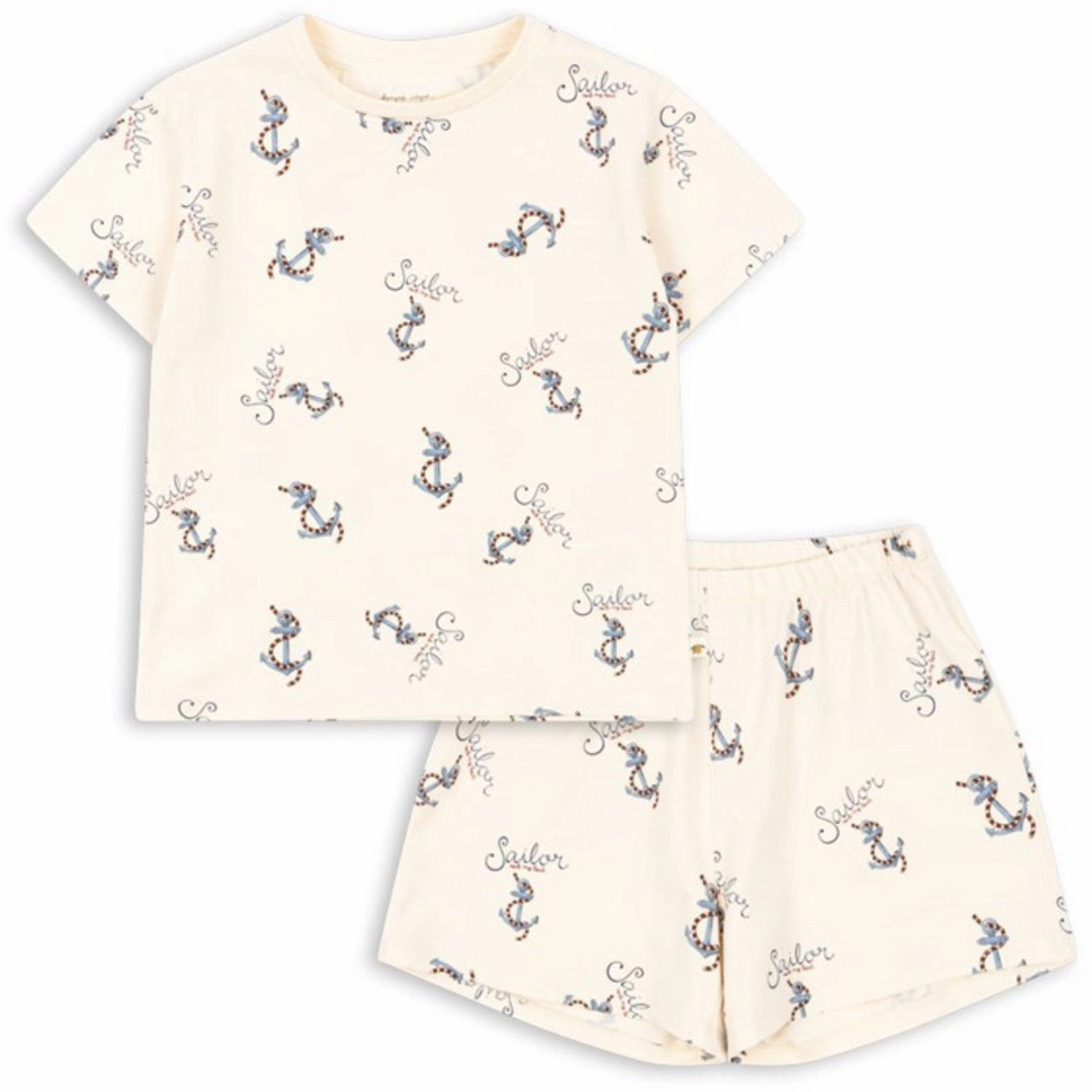 Konges Sl?jd Rock My Boat Basic Set Gots formal shorts Adjustable Waist