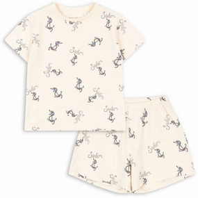 Konges Sl?jd Rock My Boat Basic Set Gots formal shorts Adjustable Waist