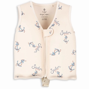 Konges Sl?jd Rock My Boat Ellis Swim Vest Ocean Getaway Flexible Back Design