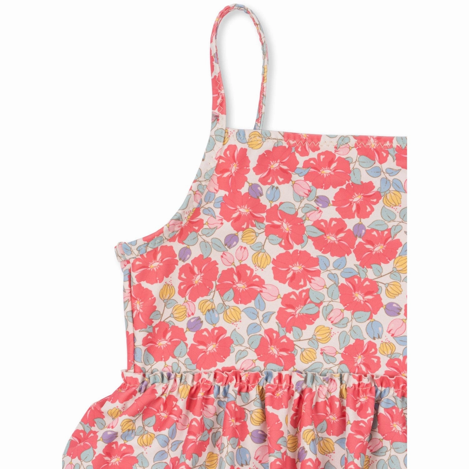 Konges Sl?jd Rose Anglaise Manuca Frill Swimsuit Grs vacation look