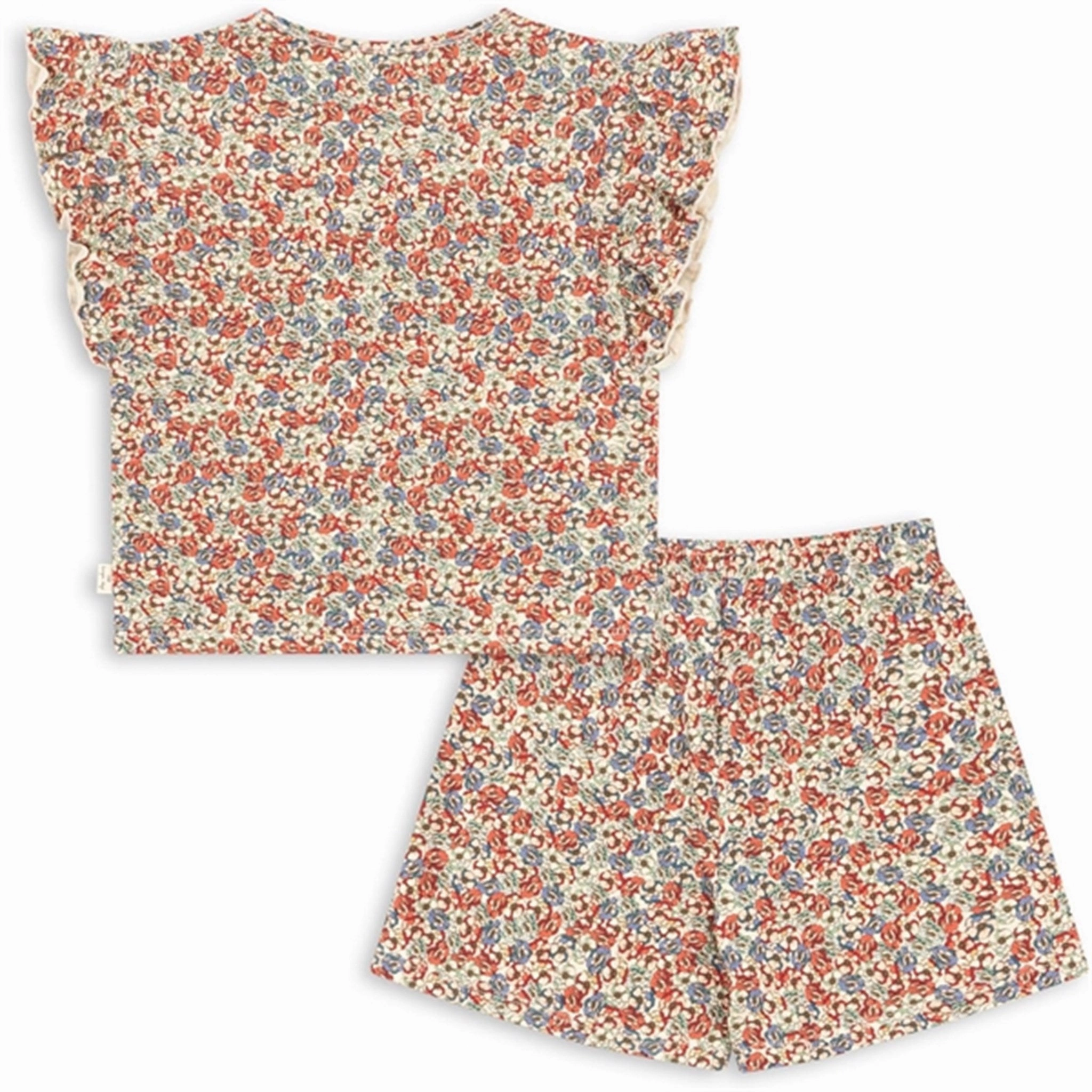 Sleepwear housewarming gift Konges Sl?jd Rosier Rouge 2-pak Lin Frill Set