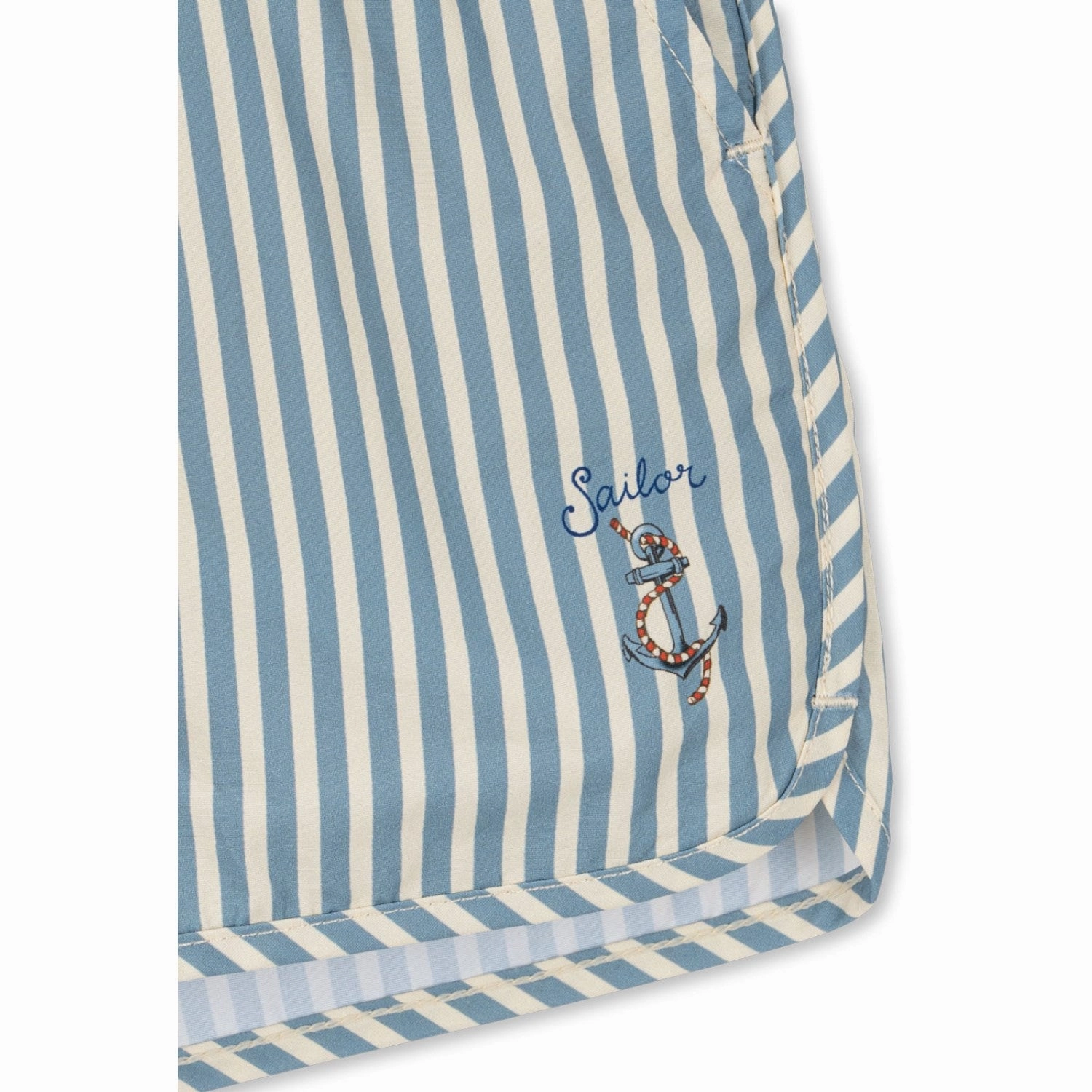 Coastal Vibes Stretch Weave Fabric Konges Sl?jd Sailor Stripe Asnou Swim Shorts