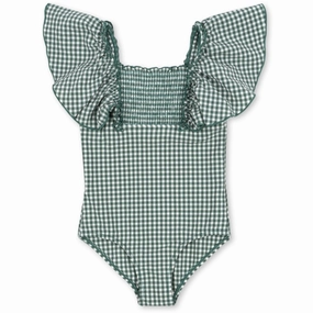 Relaxed-Vibe Silicone Grip Accents Konges Sl?jd Smoke Pine Fresia Swimsuit