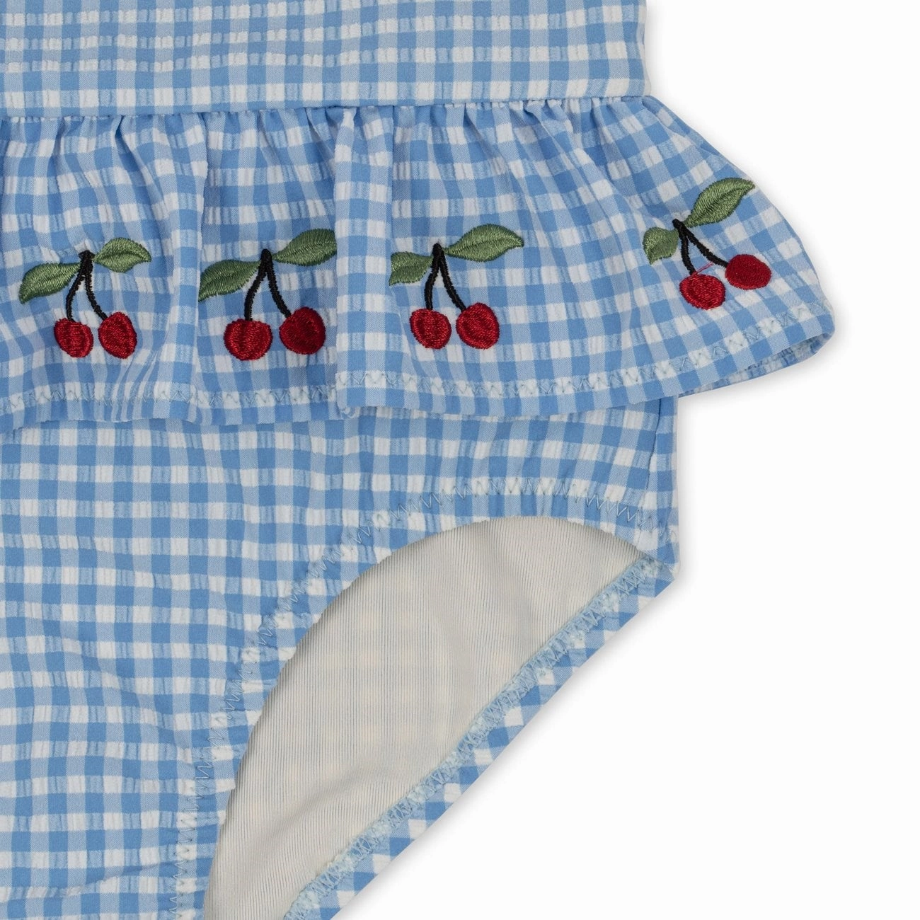 Beach-ready Glow In Dark Accents Konges Sl?jd Soline Swimsuit Provence/White Swan