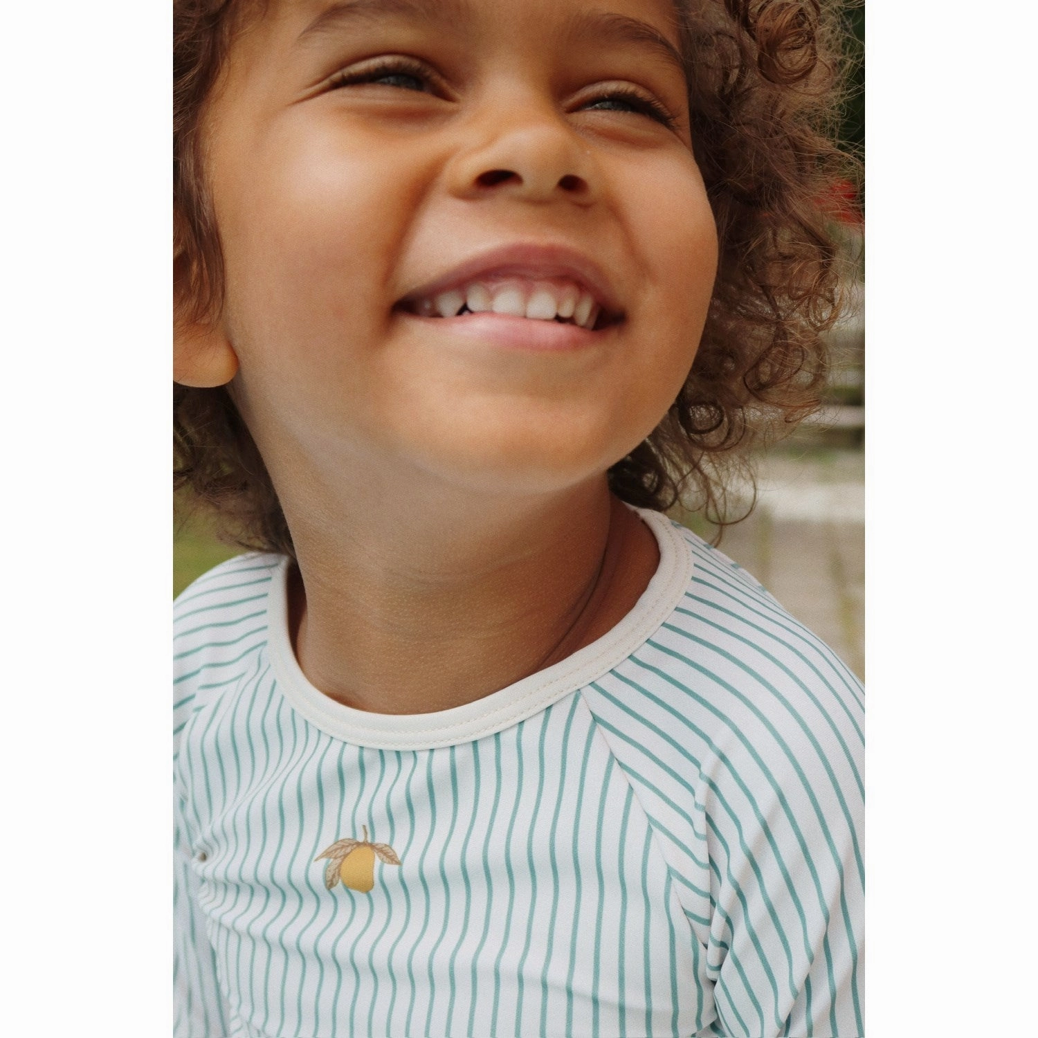 Konges Sl?jd Tea Stripe Aster Swim Blouse Grs Lightweight Mesh