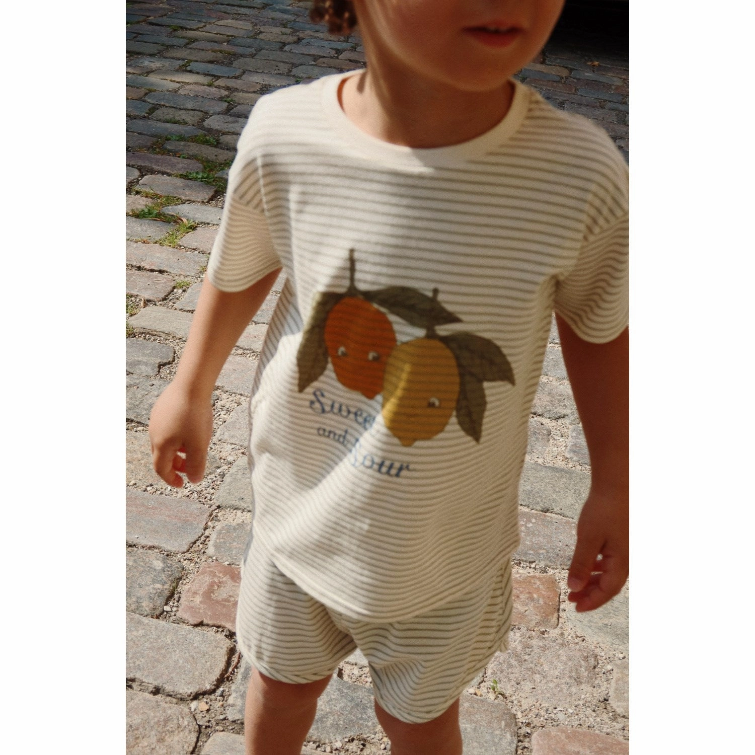 Konges Sl?jd Tea Stripe Famo Set Gots Luxury Brand Sleek Cut