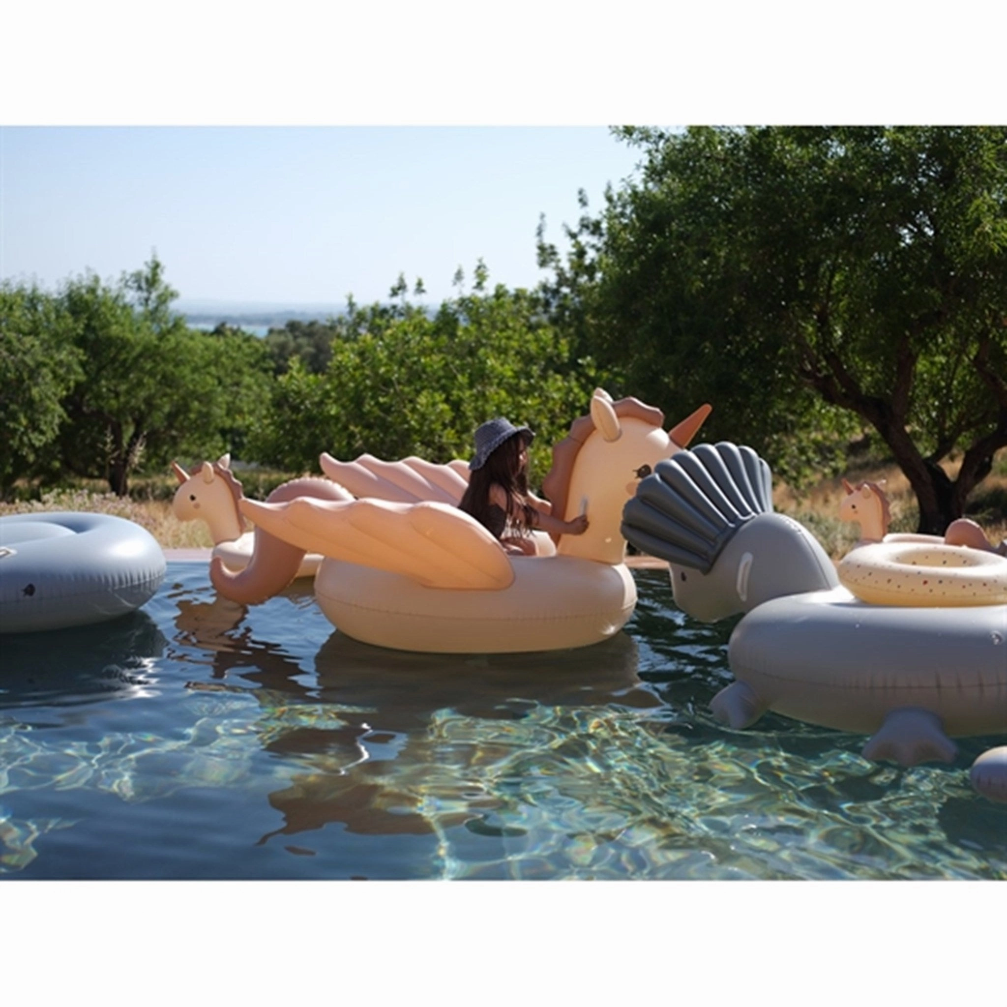 Konges Sl?jd Total Eclipse Fresia Swimsuit Textured Fabric Anti Chafing Seams