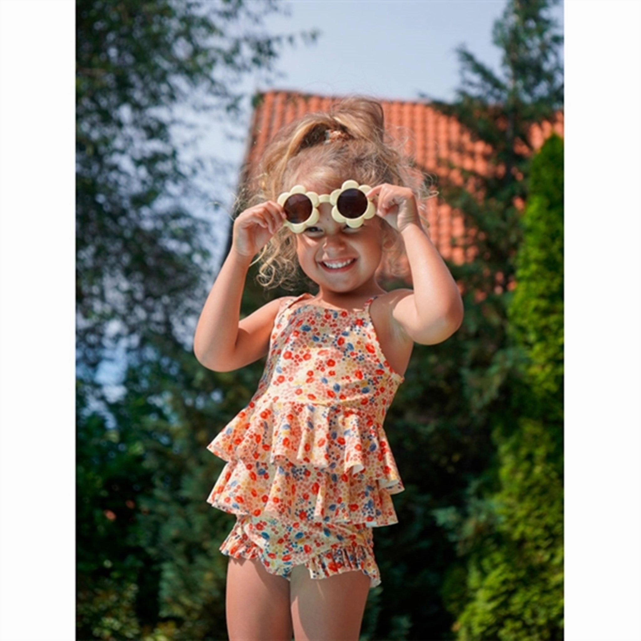 Konges Sl?jd Villetta Manuca Frill Swim Suit Seaside Swim No-Ride-Up