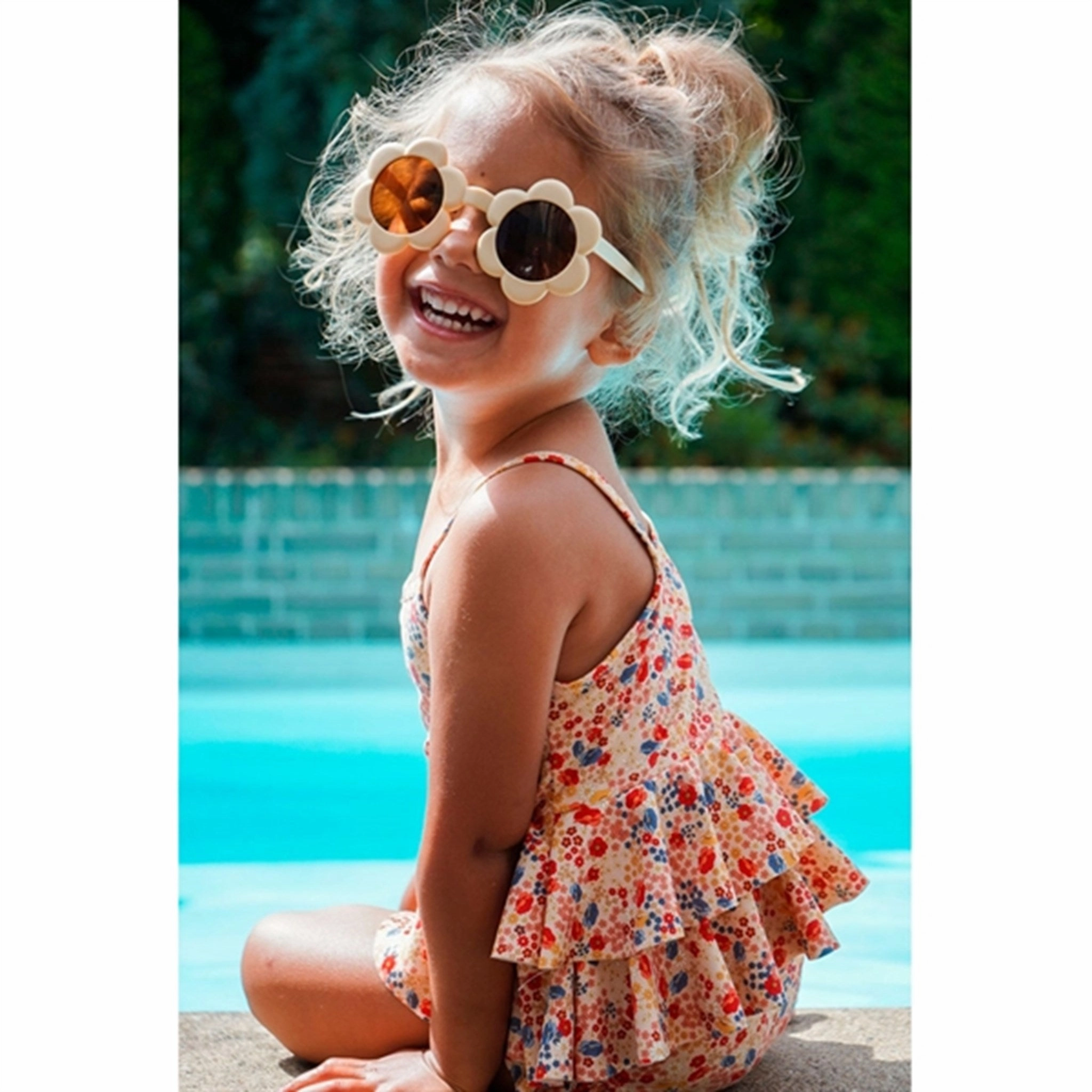 Cutout-Design Konges Sl?jd Villetta Manuca Frill Swim Suit