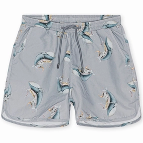 Wide Back Coverage Konges Sl?jd Whale Boat Asnou Swim Shorts