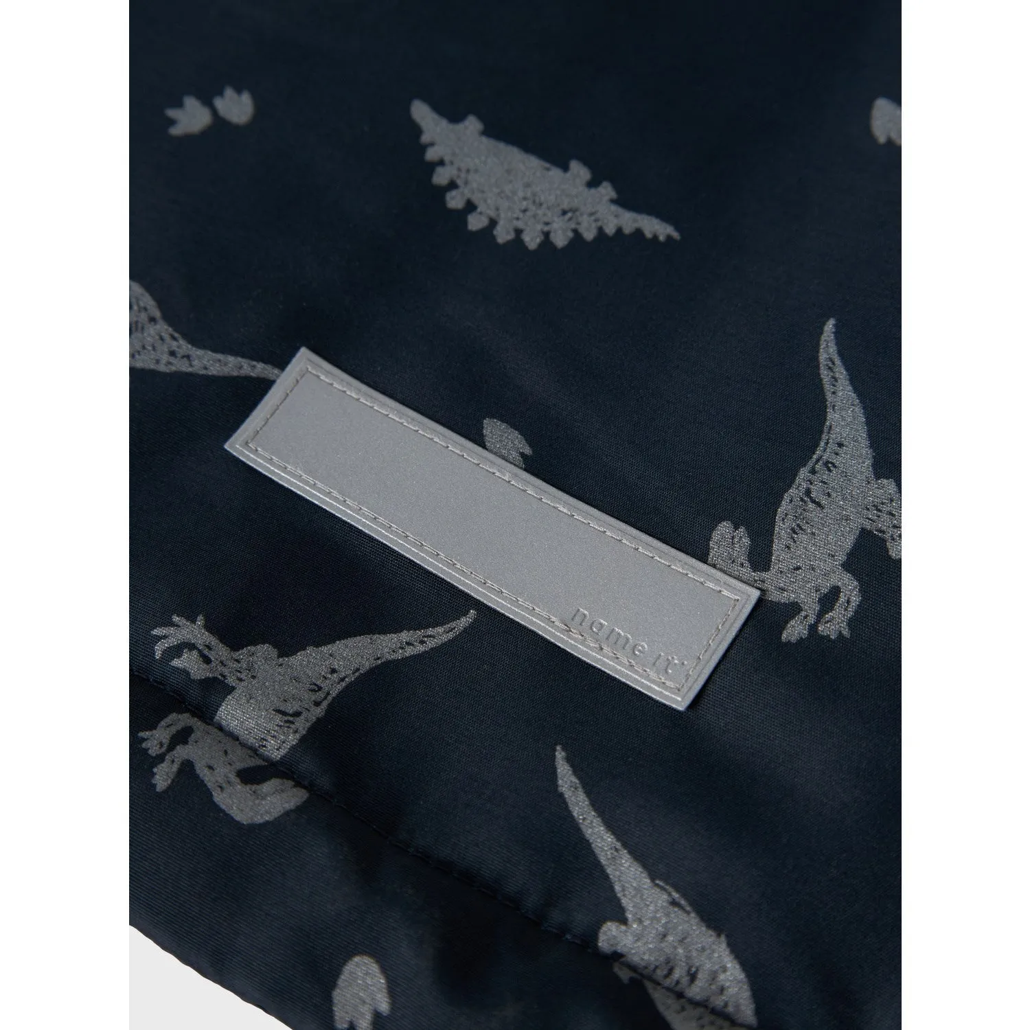 Name It Dark Sapphire Ref Dino Nmmmax Pa Jacket Ref Aop Noos suitable for air sports Ribbed Knit Cuffs