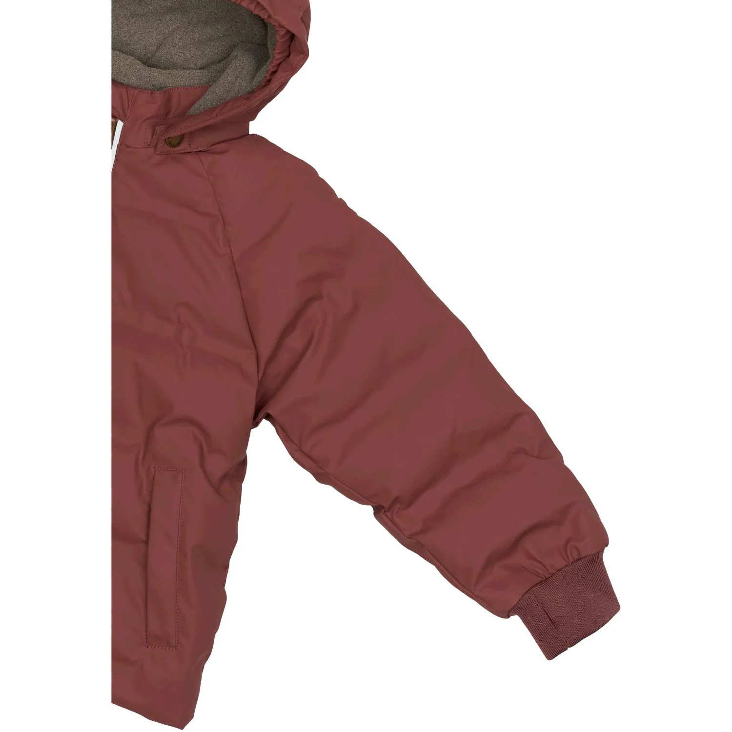 Mikk-Line Apple Butter PU Puff Jacket Rec. Praise