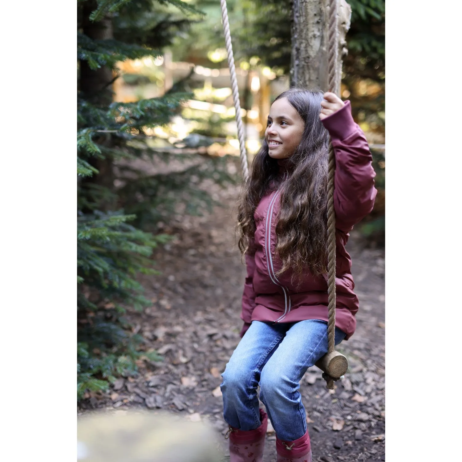 Mikk-Line Apple Butter PU Puff Jacket Rec. Heat Reflective Tech Reflective Piping