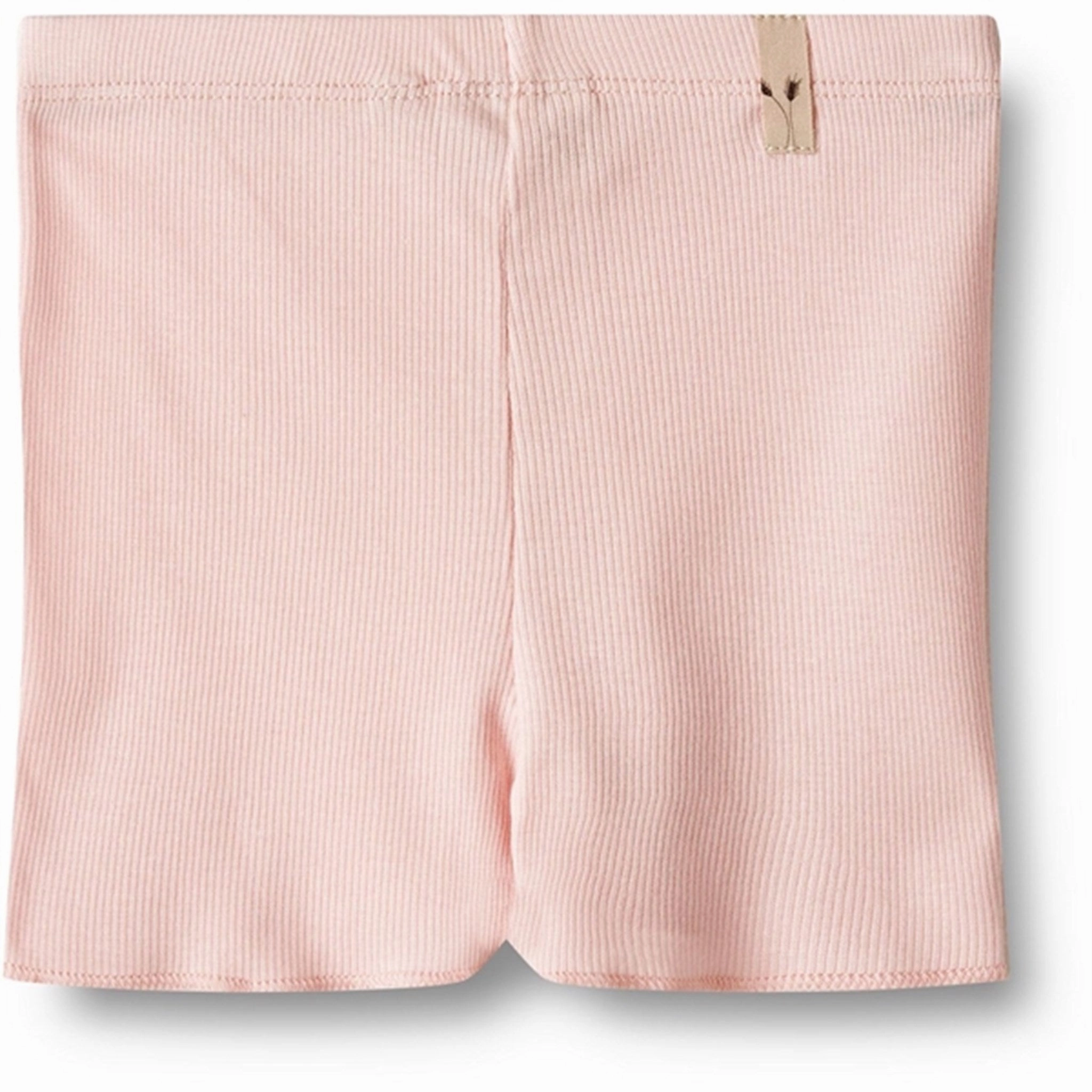 Wheat Rose Ballet Rib Shorts Sine Breathable mesh lining