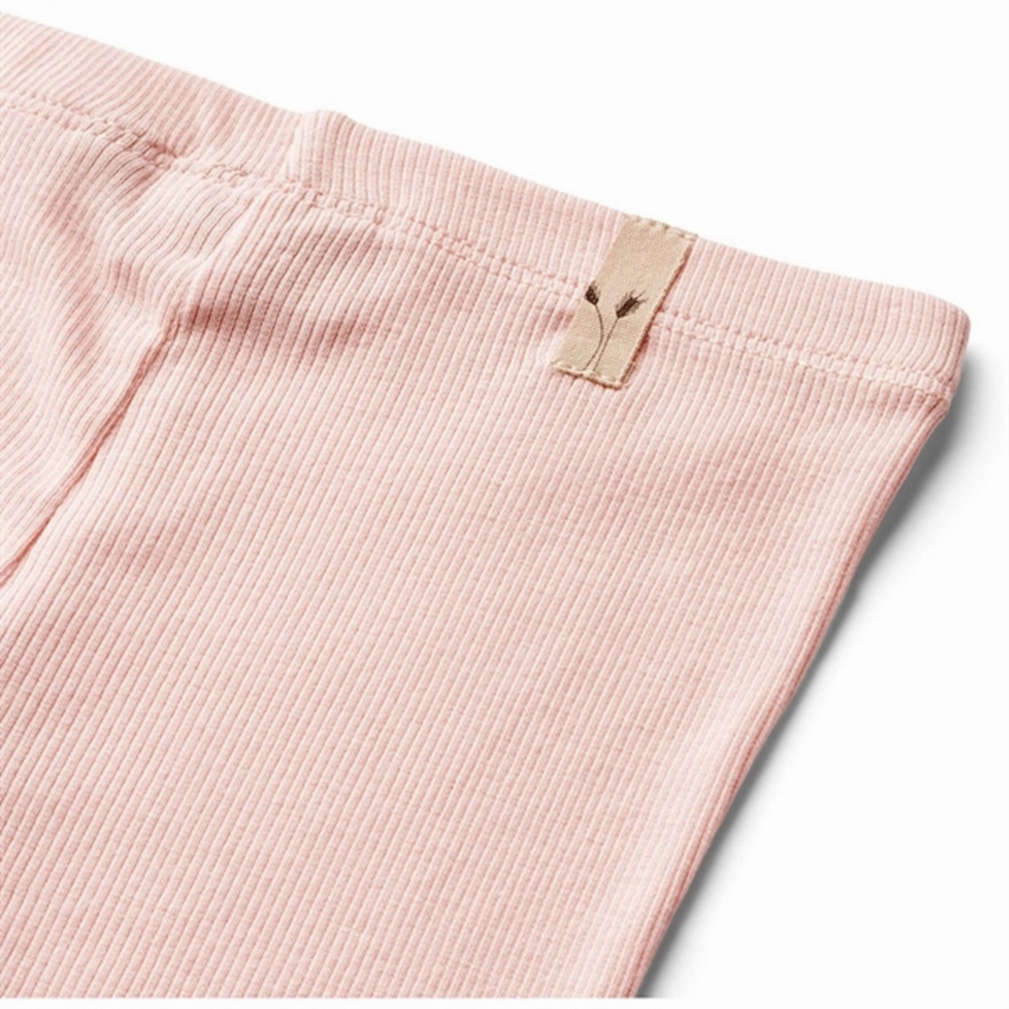 Wheat Rose Ballet Rib Shorts Sine Abrasion Resistant Material