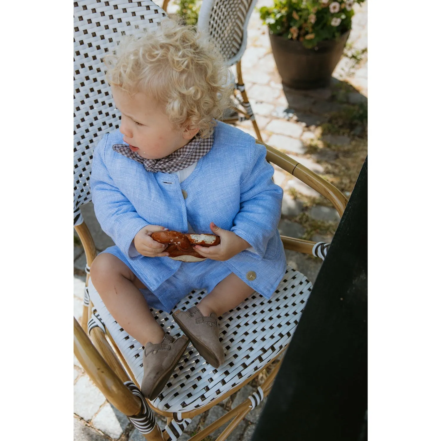 Lalaby Pepita Check Frey Jacket Continue suitable for talent shows