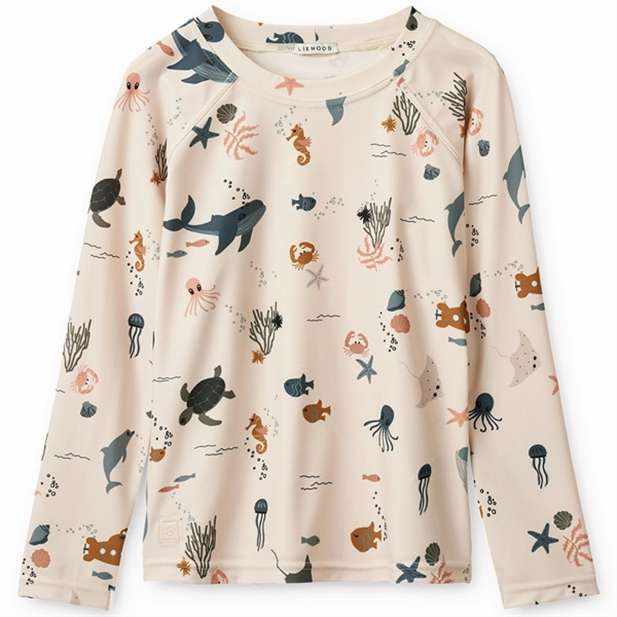 Resort Collection Ultrasonically Welded Seams Liewood Noah UV Swim Tee Sea Creature/Sandy
