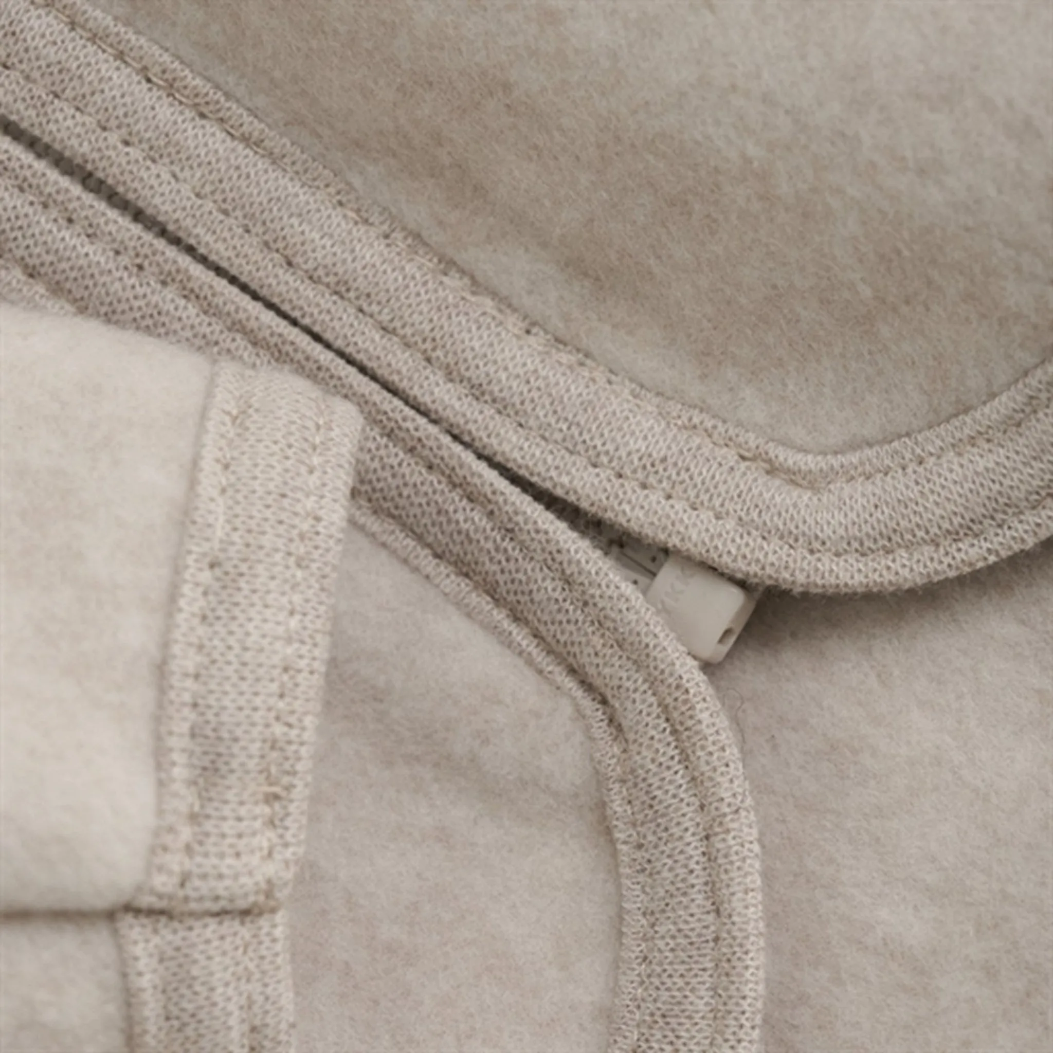 City Outing Huttelihut Jacket Ears Cotton Fleece Camel Melange