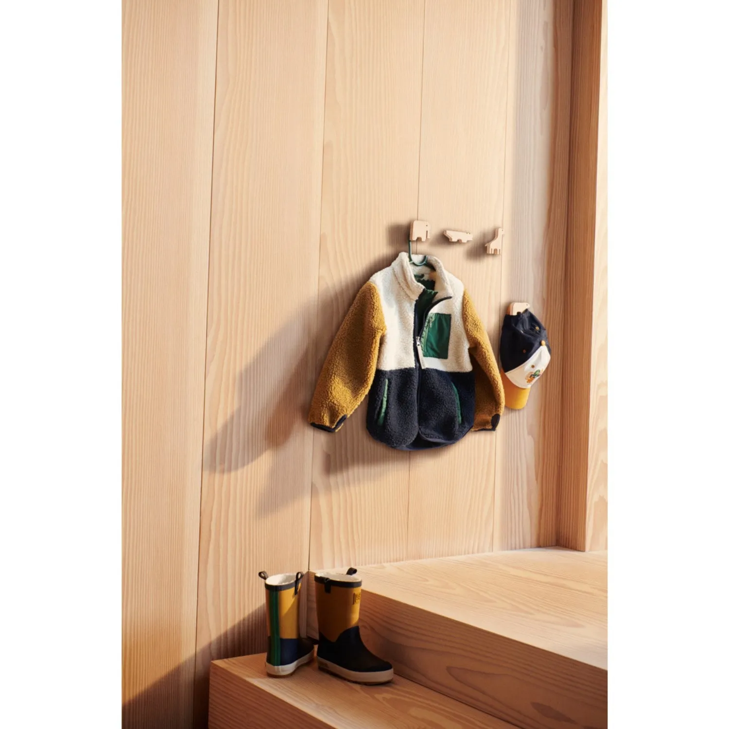 Soft Interior LieWood Classic Navy Multi Mix Nolan Pile Jacket