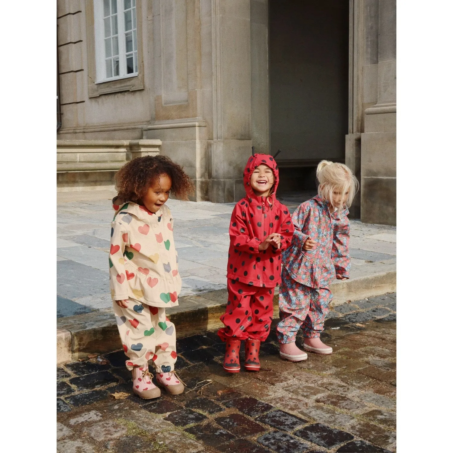 Waterproof Breathable Street Commute Konges Sl?jd Lady Dot Cinelle Rain Set