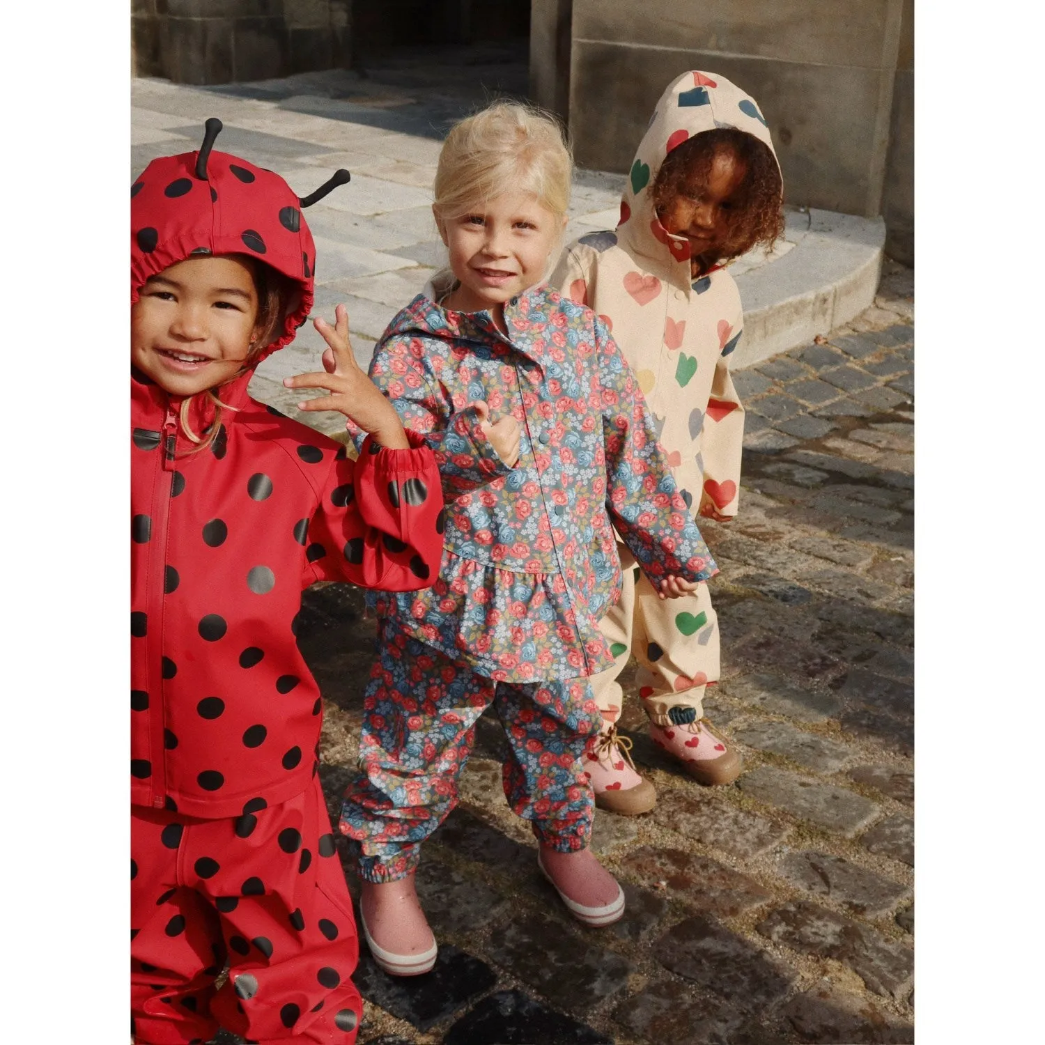 Flexible Fit Dry Weather Coverage Konges Sl?jd Lady Dot Cinelle Rain Set