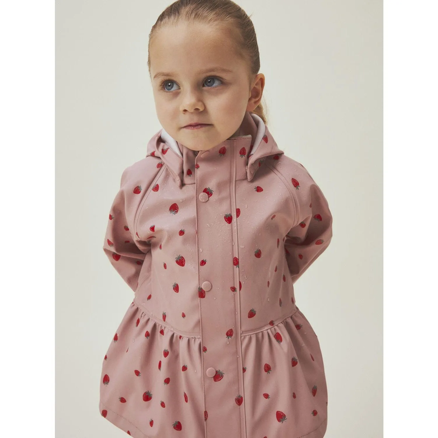 Pack Smart Name It Pale Mauve Strawberry Dry10 Rain Set AOP Fo