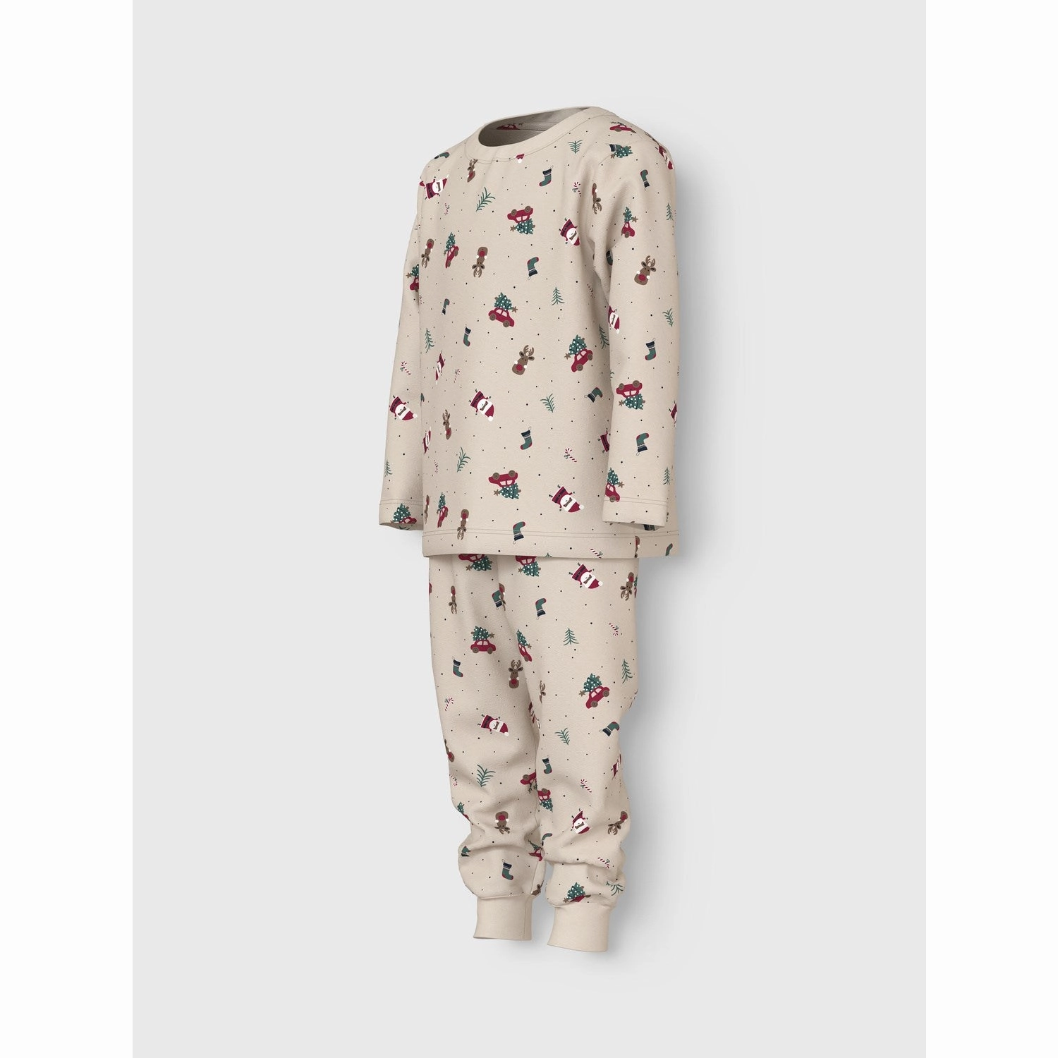 Breezy Look Name It Whitecap Gray Christmas Elements Vismas Nightset