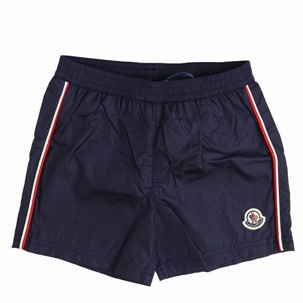 Tagless Comfort Anti Sag Reinforced Stitching Moncler Swim Shorts Navy