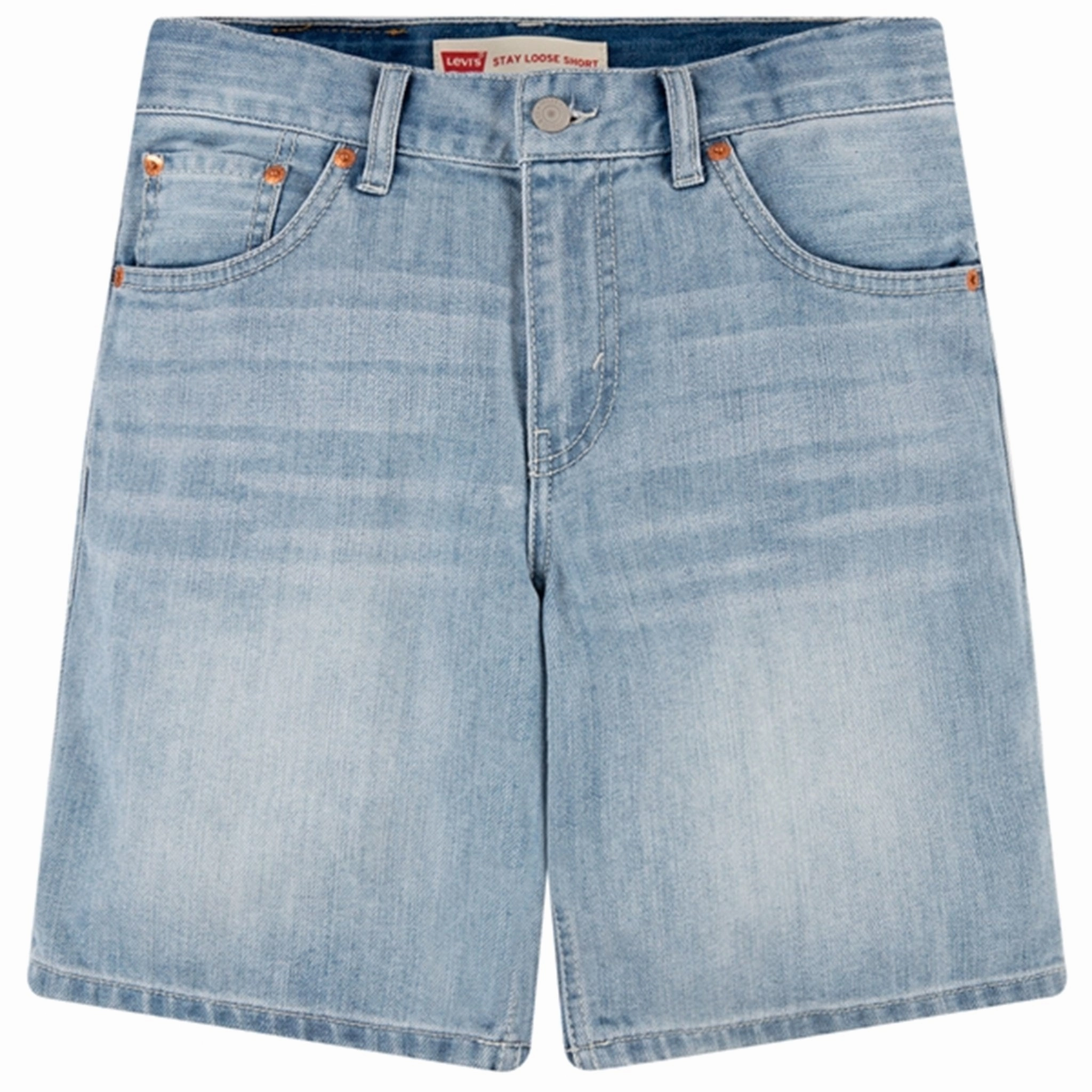 Levi's Stay Loose Denim Shorts Blue anti - static Office Wear