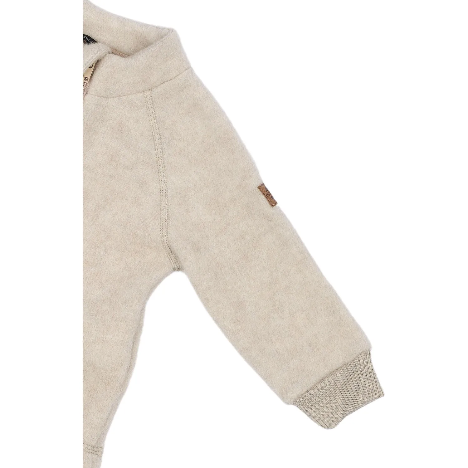 Mikk-Line Melange Offwhite Wool Jacket Casual Day