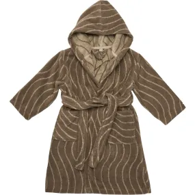Leander Mocca Bathrobe Woodland Roomy Feel