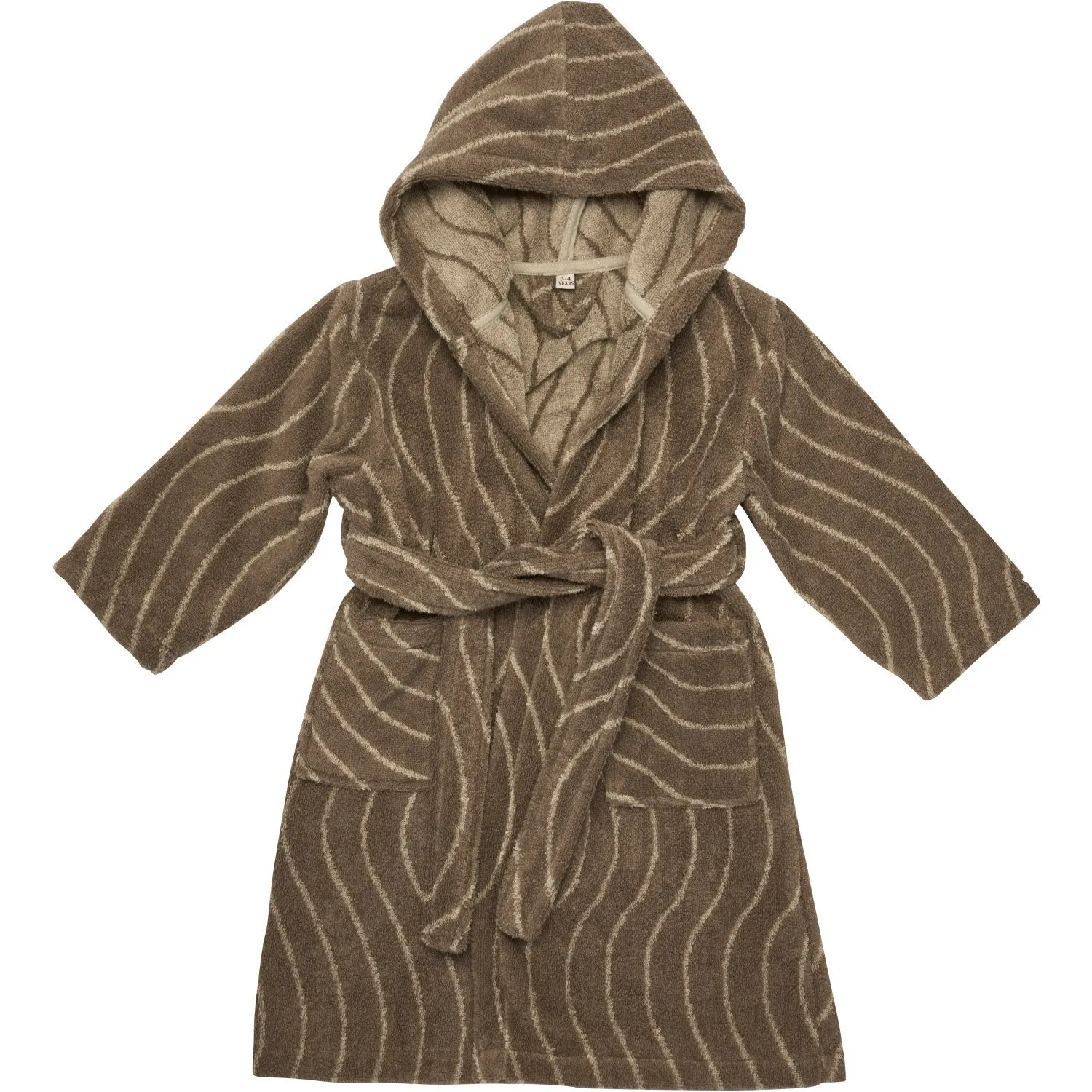 Leander Mocca Bathrobe Woodland Roomy Feel