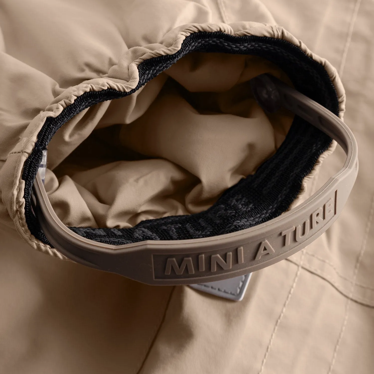 Mini A ture Savannah Tan Matwisti Fleece Lined Snowsuit. GRS Reversible-Style