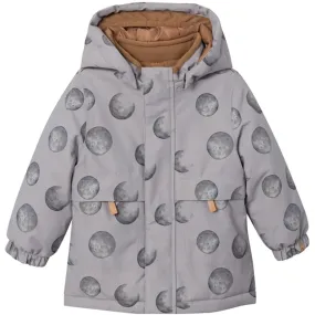 Lil'Atelier Wet Weather Lasnow Jacket AOP Magnet