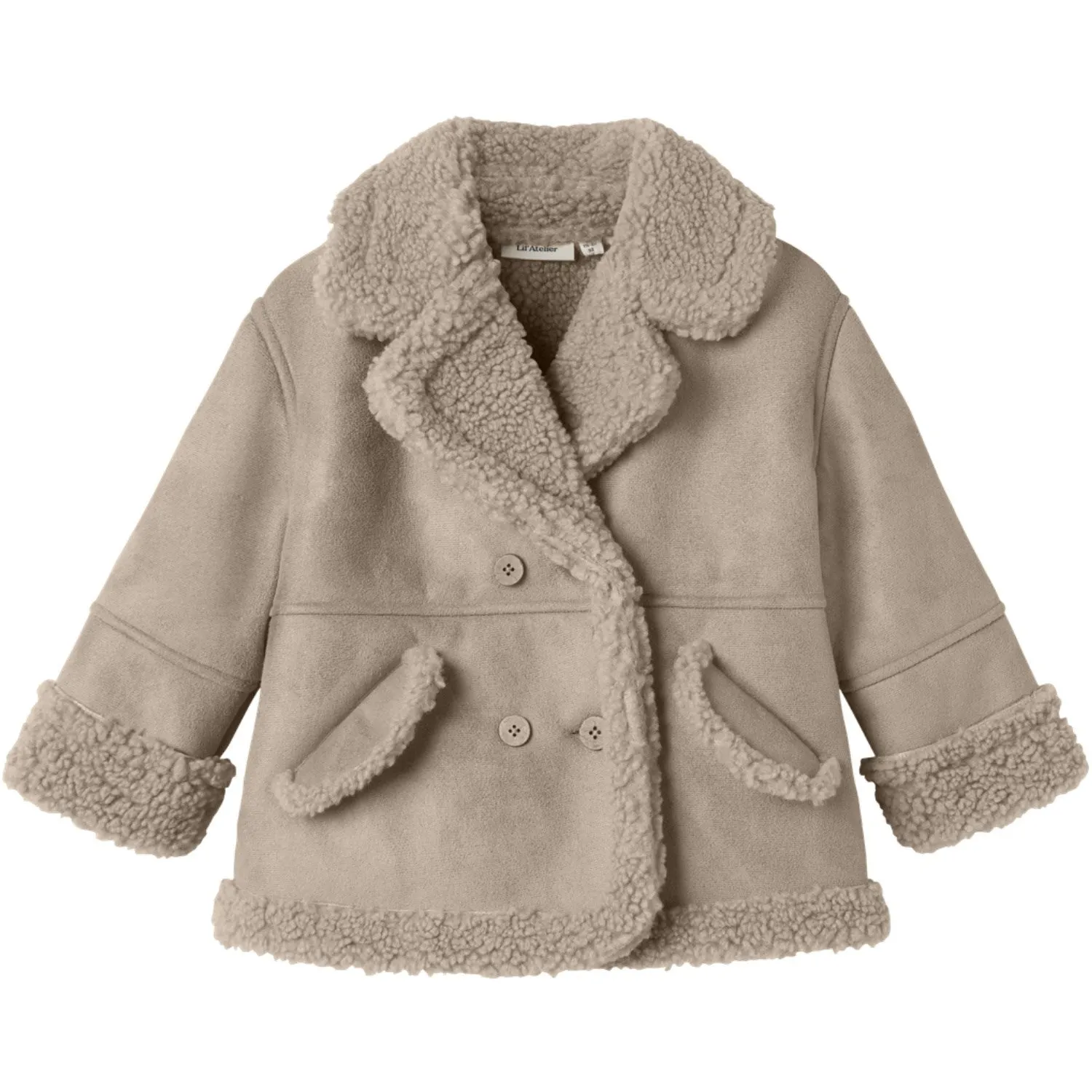 Lil'Atelier Oxford Tan Nmnnester Oversized Jkt Lil Adjustable suitable for educational purposes