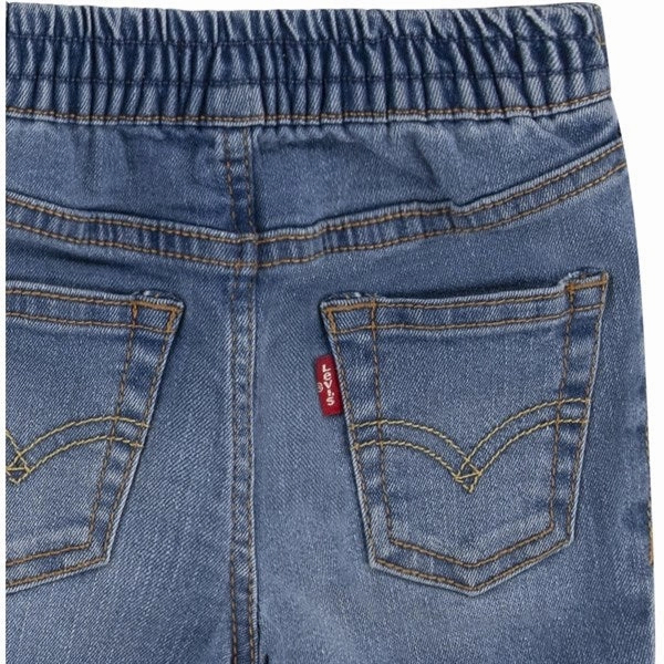 Levi's Critter Stacked T-Shirt And Shorts Niagra Mist Wrinkle Resistant Material Stretch Fit Design