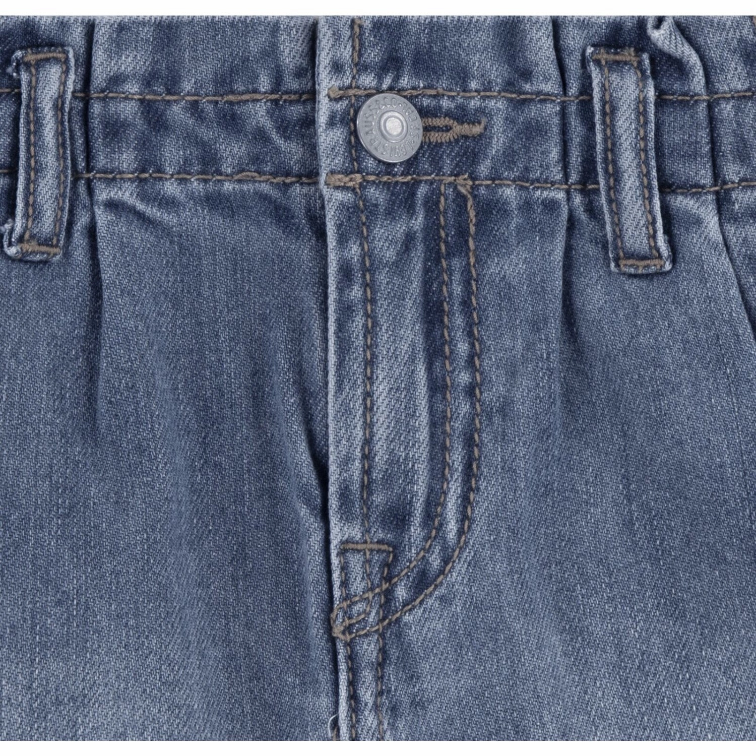 Contemporary Cut Gusseted Crotch Design Levi's Drew Me In Pleat Paper Bag Shorts