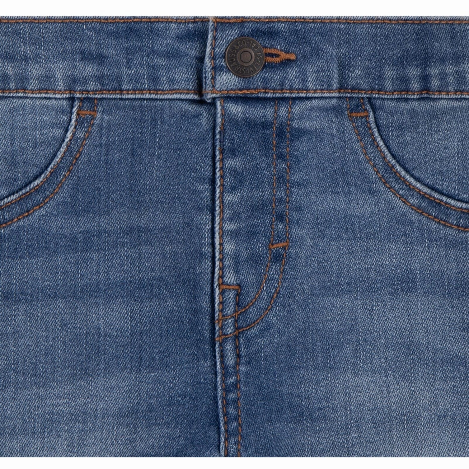 Levi's Golden Haze Four Wheeler Denim Shorts Set Abrasion Resistant Fabric