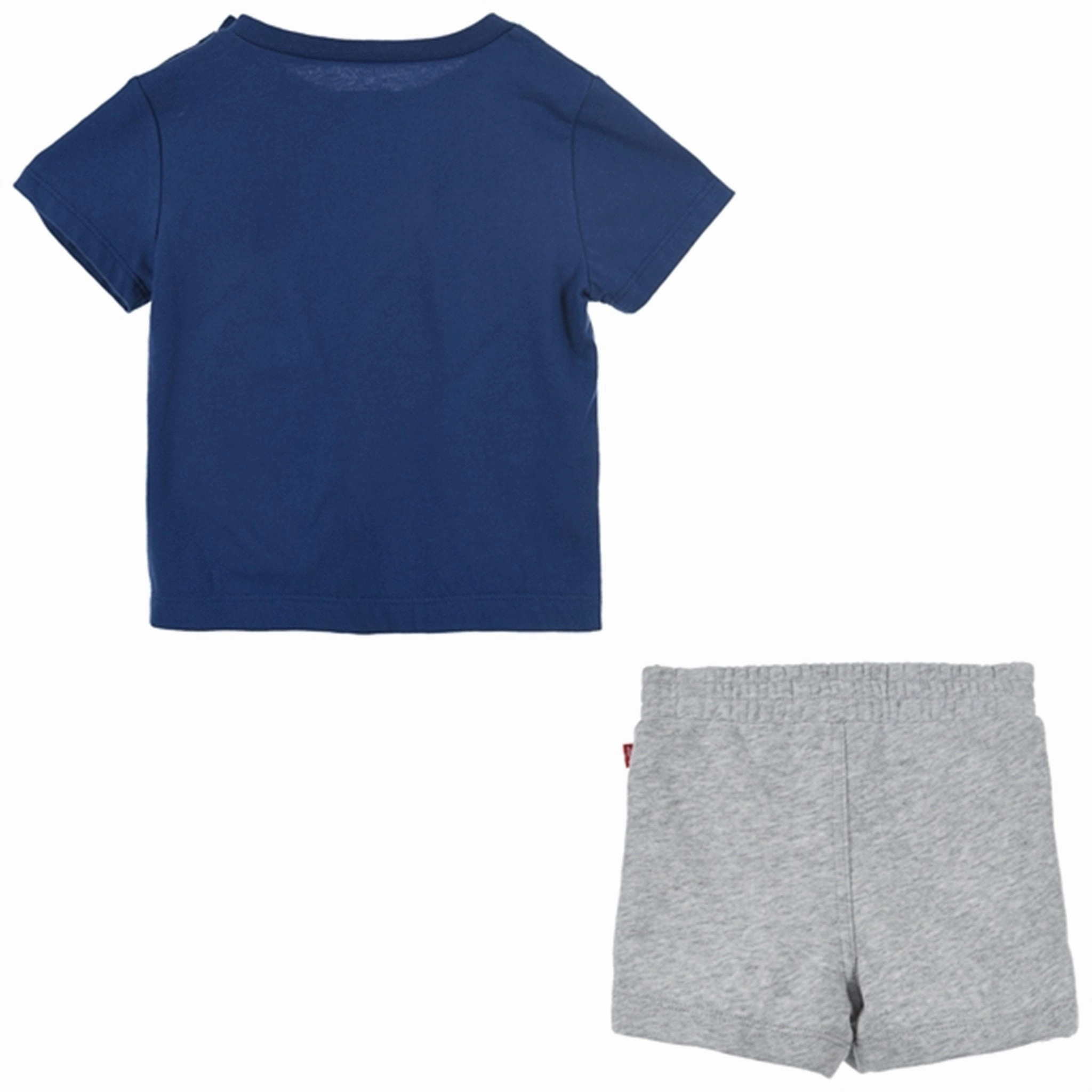 Levi's Mascot Batwing Shorts Set Blue creative industry Daily Fit