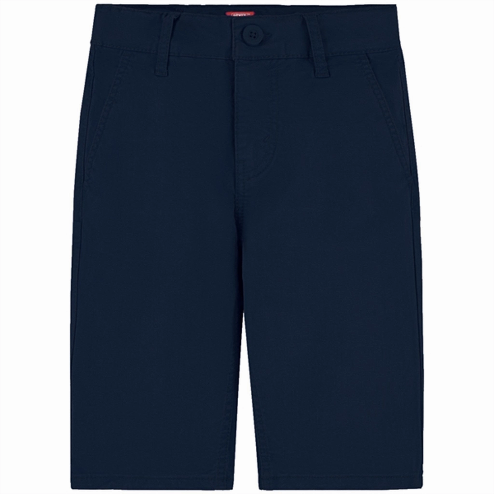 Durable Hem Finishing Levi's Straight Chino Shorts Navy Blazer