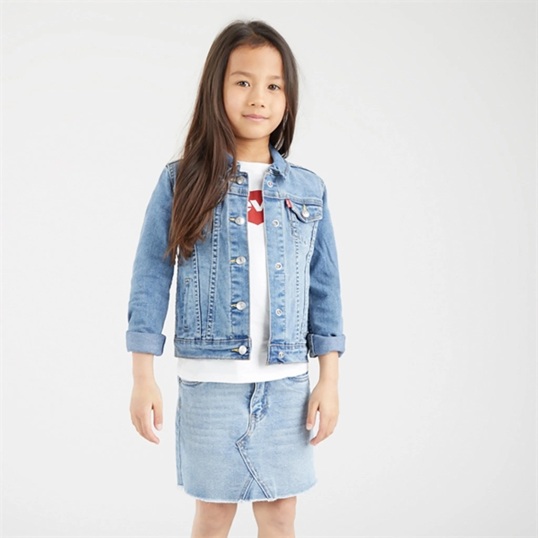 Levi's Trucker Denim Jacket Blue farmers ZipperClosure