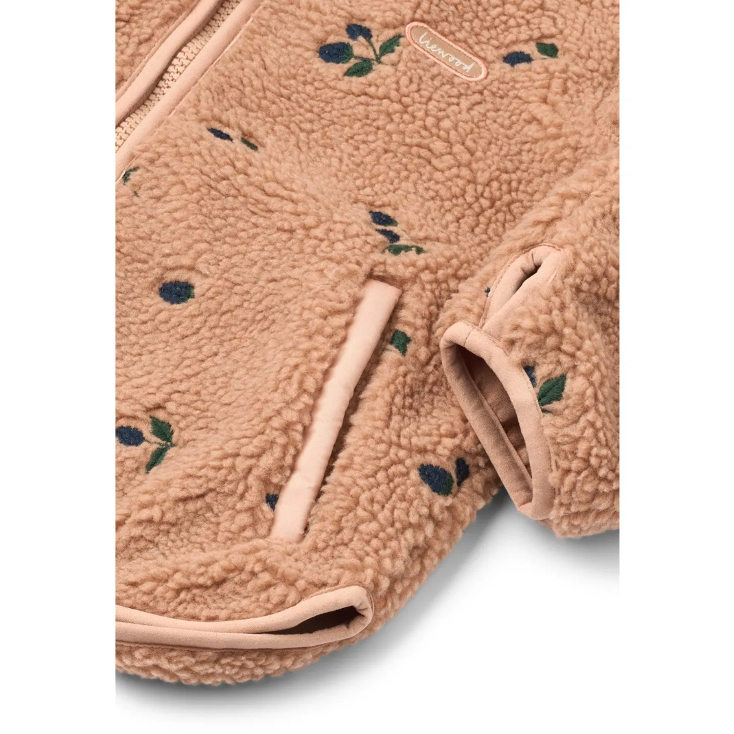 Rugged Look Base Layer LIEWOOD Berry / Pale Tuscany / Embroidery Mara Pile Jacket