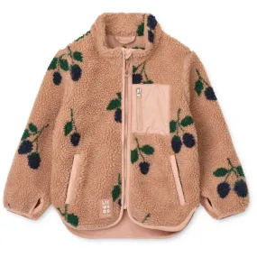 LIEWOOD Berry / Pale Tuscany Nolan Pile Jacket Active Walk Outdoor Layer