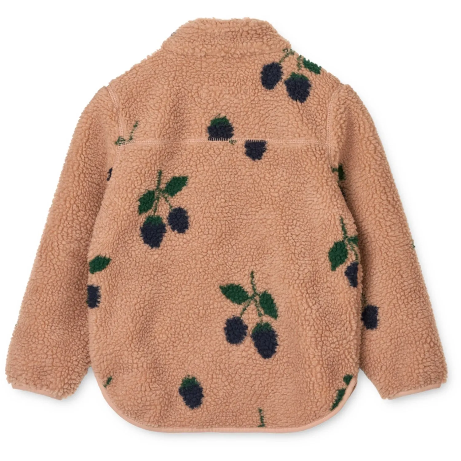 Cold Weather Wear Kangaroo Pocket Design LIEWOOD Berry / Pale Tuscany Nolan Pile Jacket