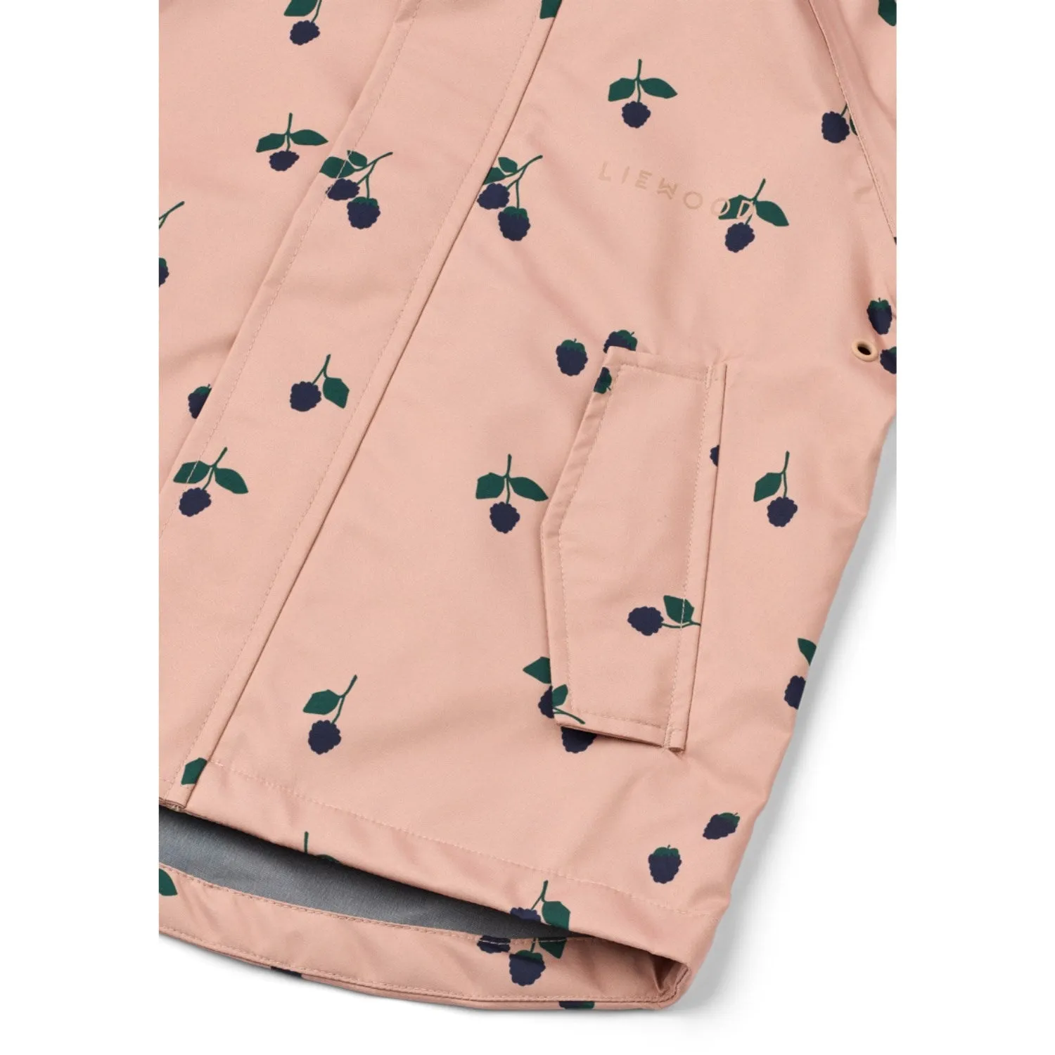 LIEWOOD Berry / Pale Tuscany Pedia Rainwear Set Overcast Days