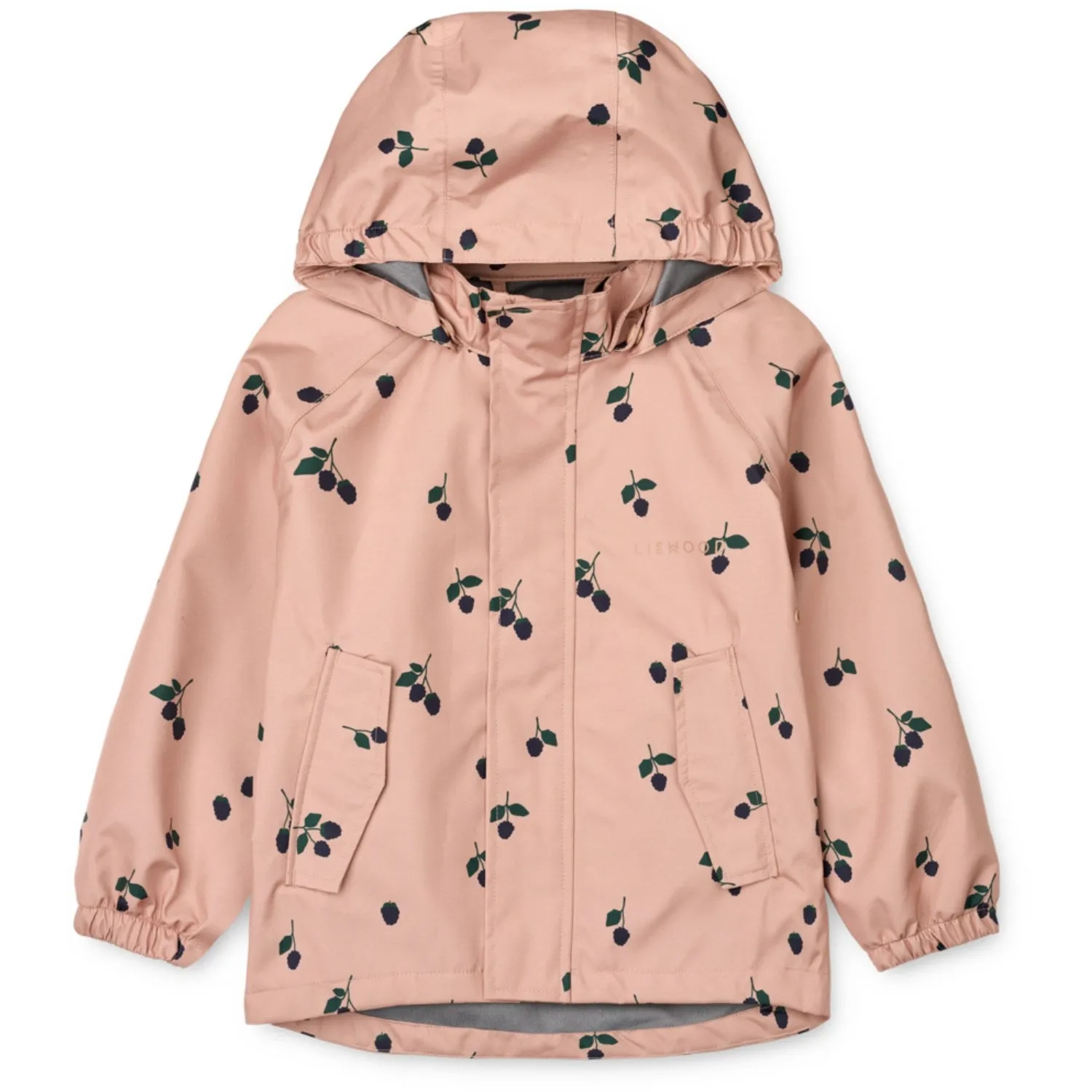 LIEWOOD Berry / Pale Tuscany Pedia Rainwear Set Adjustable Waistband