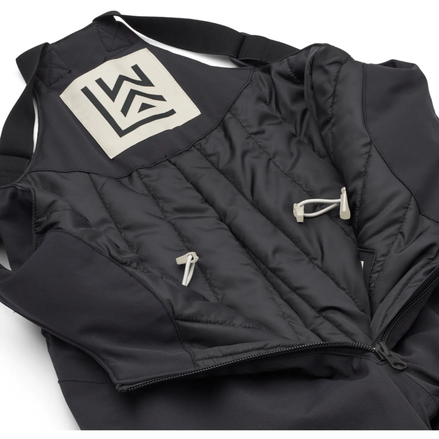 LieWood Black Konrad Snow Pants Breathable Fit Quick-Dry Material