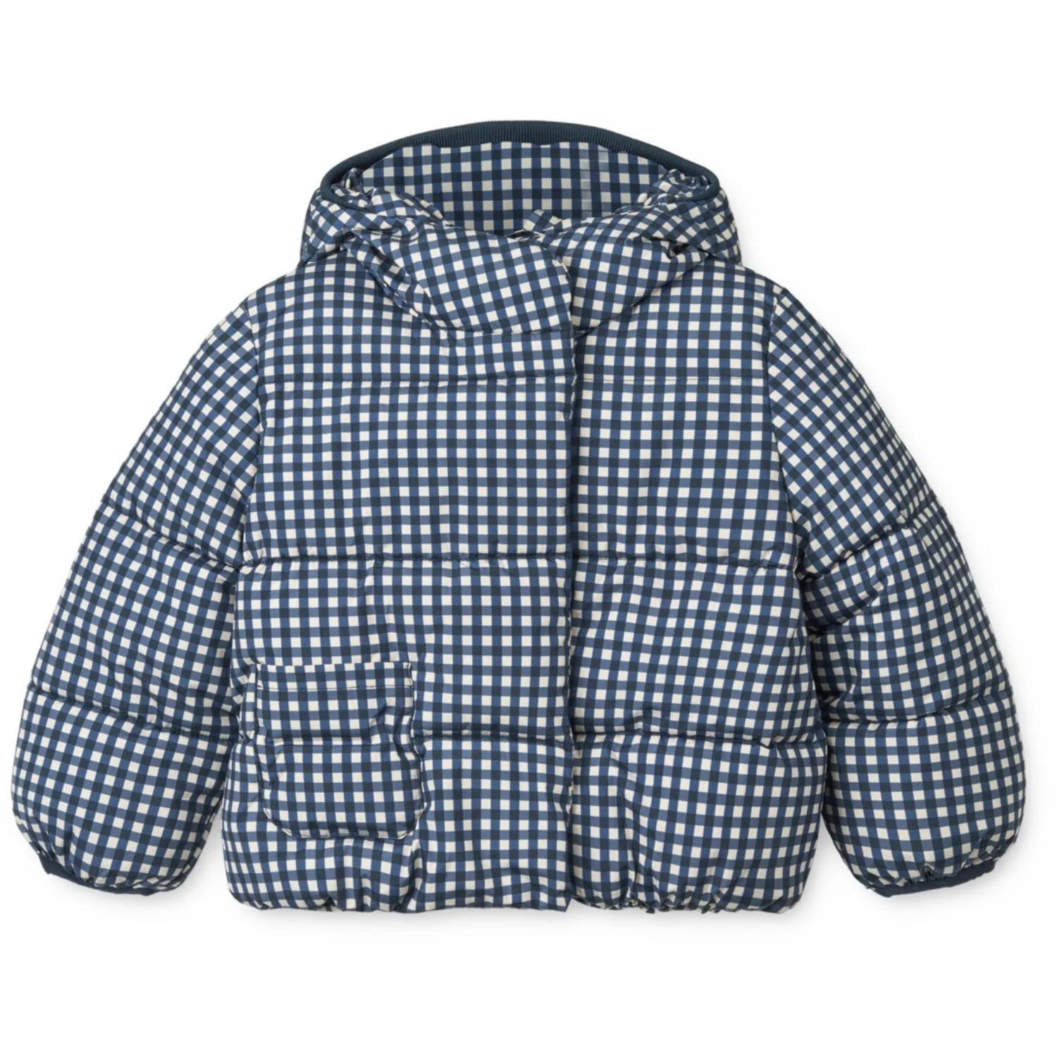 Pastel-Tone Non-Pilling LieWood Check Classic Navy / Dark Sandy Giovanna Jacket